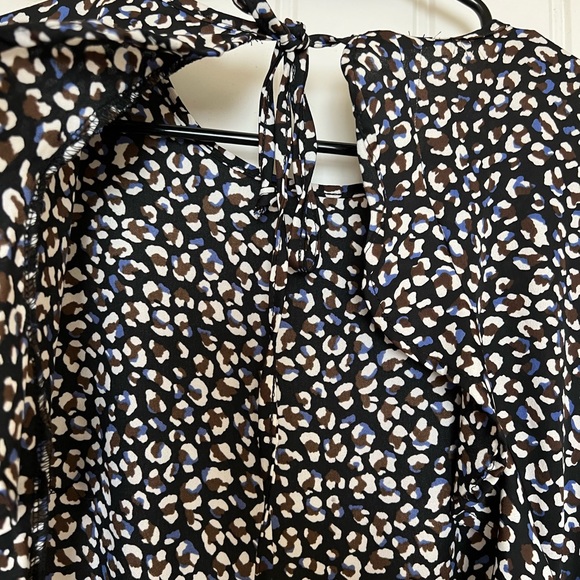 Leith Mini Leopard Ruffle Open Back Mini Dress - Picture 10 of 12